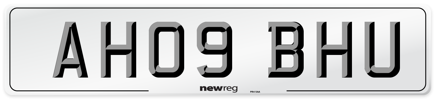 AH09 BHU Number Plate from New Reg